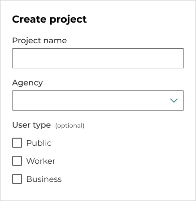 An example of fields in a form properly marked as optional, as described in the caption.