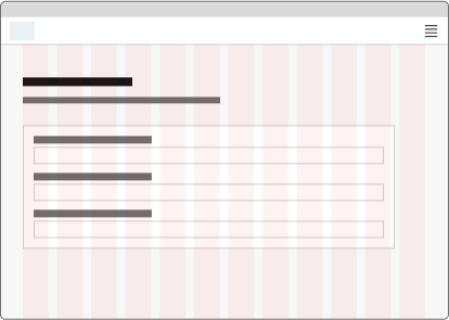 Text input widths that are improperly sized and aligned to their content and grid columns, as described in the caption.